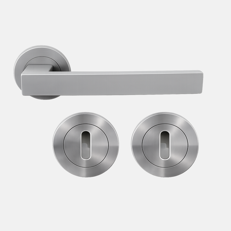 ידית רוזטות "0" AL096-F66 אפור מט