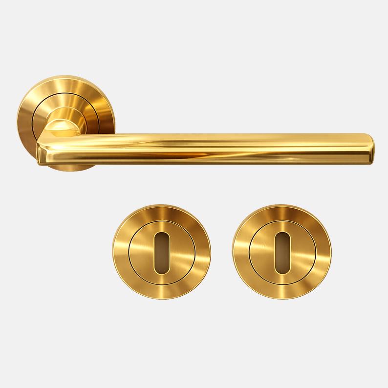 ידית רוזטות "0" AL226-F66 מוזהב