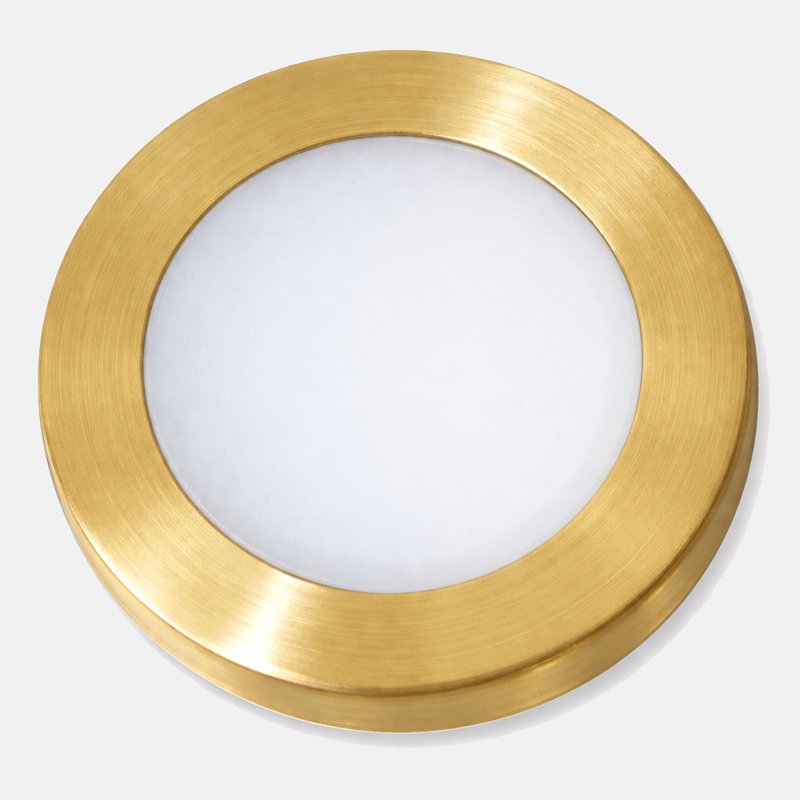 צוהר אור עגול - מוזהב